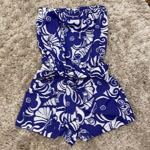 Lilly Pulitzer XS Strapless Romper